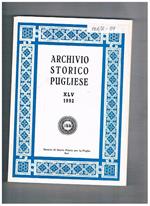 Archivio storico Pugliese organo della società di storia patria. Anno 45°. La via minucia nore di geografia e topografia Vico del gargano dai Notmanni agli Aragonesi i decessi a matera dalla fine del sec. XVI all'unificazione del regno d'Italia il cimiter