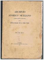 Archivio storico siciliano. pubblicazione periodica della Società Siciliana per la storia patria nuova serie anno LI