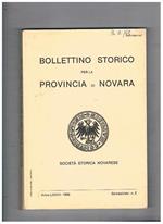 Bollettino storico per la provincia di Novara, anno LXXVII - 1986, semestrale n. 2