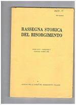 Rassegna storica del risorgimento, pubblicazione trimestrale. Disponiamo dell'annata completa del 1993