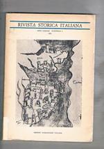 Rivista storica italiana fasc. 1 del marzo 1976. Gli storici proto-bizantini e la Roma del tardo quino secolo Giovanni Antonio Orombelli mercante auroserico milanese del '500 dibattito italiano sulla rivoluzionrìe di Corsica per la storia del commercio ve