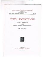 Studi secenteschi