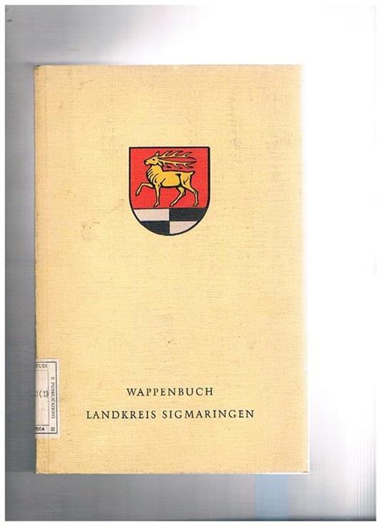Wappenbuch des landkreis Sigmaringen - Eberhard Gonner - copertina