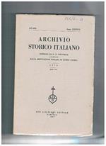 Archivio storico italiano, trimestrale fondato da G. P. Viesseux. Annata completa 1978. Contiene: Giovanni di Paolo Morelli e le strutture familiari criminalità ed emarginazione a Brescia nel primo '400 Francesco Saverio Nitti agenda del 1924 profilo di u