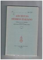 Archivio storico italiano, trimestrale fondato da G. P. Viesseux. Annata completa 1986. Contiene: stato moderno e mediazione burocratica una nuova lettera di Leonardo Bruni la politica annonaria di Roma durante il pontificato di Pio IV note su Nicolò Mich