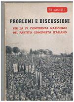 Problemi e discussione per la IV conferenza nazionale del partito comunista italiano. N° 11-2 nov-dic 1954 del periodico Rinascita