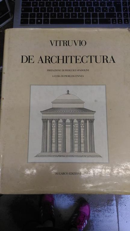 De architectura - Marco Vitruvio Pollione - copertina