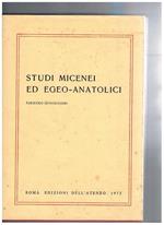 Studi micenei ed egeo-anatolici. Fasc. XV, e vol. LV della coll. Incunabula Graeca