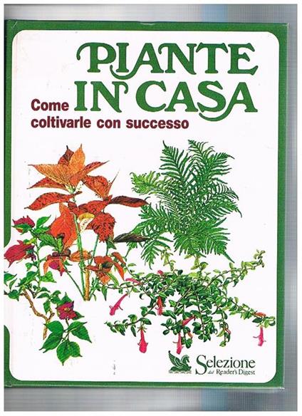 Piante in casa. Come coltivarle con successo. Bellezza di foglie e fiori come disporre e raggruppare le piante guida dalla A alla Z tecniche colturali per le piante in casa - Alessandro Chiusoli - copertina