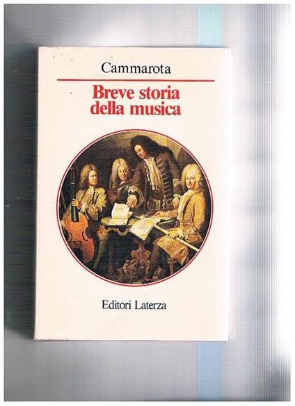 Breve storia della musica - Lionello Cammarota - copertina