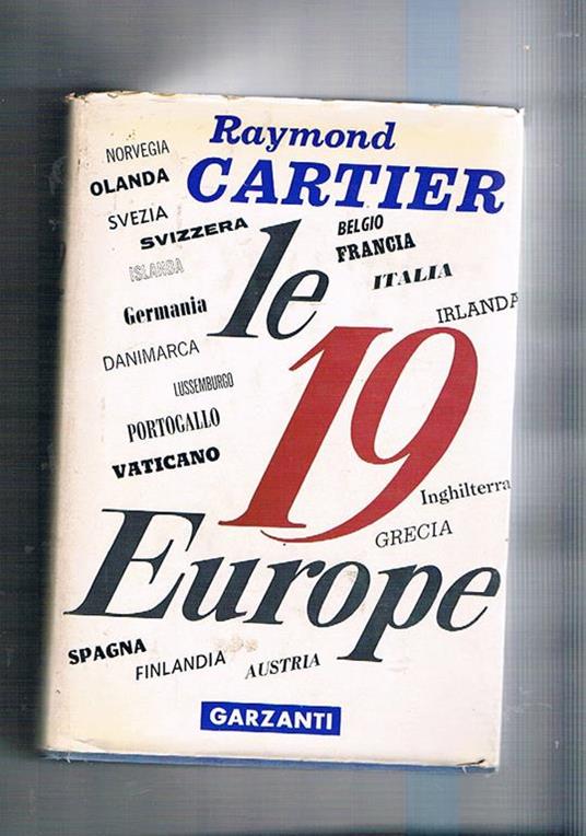 Le 19 europe - Raymond Cartier - copertina