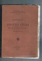 Istituzioni di diritto civile. Edizione riveduta ed aggiornata dal prof. Sarfatti. Solo volume II°