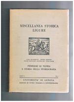 Miscellanea storica ligure semestrale anno X° n° 1. La quantificazione nella storiografia delle scienze e delle tecniche approcci alla tecnometrica storica della macchina a vapore logica delel forme temporali e teoria della storia ecc