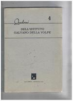 Quaderni dell'istituto Galvano Della Volpe n° 4: Darwin nella sociologia contemporanea evoluzionismo e sociologia biologica 1800-1850 ecc