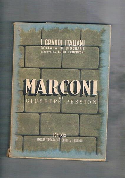 Marconi - Giuseppe Pession - copertina