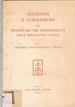 Inventari dei manoscritti delle biblioteche d'Italia