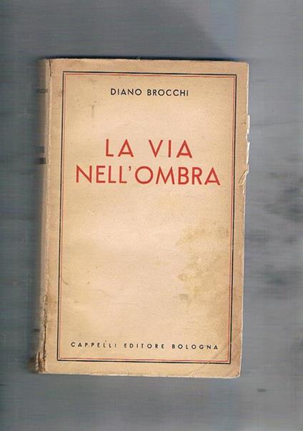 La via nell'ombra - Diano Brocchi - copertina