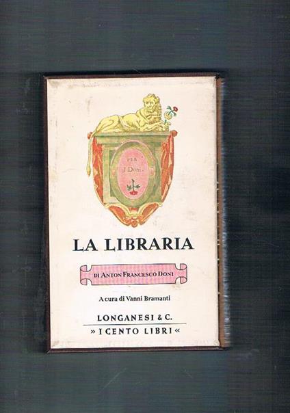 La libraria - Anton F. Doni - copertina