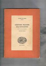 Scrittori francesi dell'ottocento, con un saggio biografico di Vittorio Santoli. Coll. I Saggi