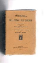 Antologia della critica e dell'erudizione, coordinata alla studio della storia della letteratura, ad uso delle persone colte e delle scuole