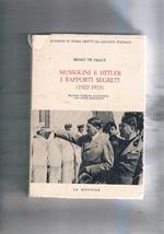 Mussolini e Hitler. I rapporti segreti (1922-1933)