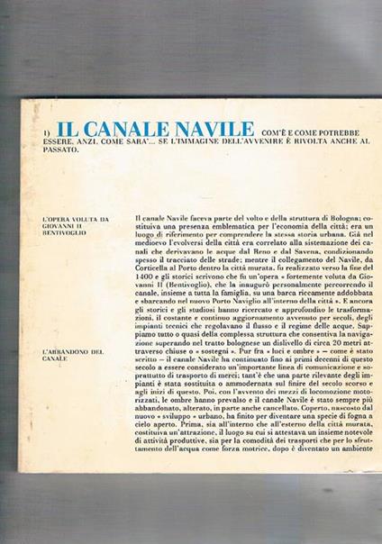 Il canale navigabile. Progetto di recupero del canale. Catalogo della mostra fatta nel 1980 - copertina