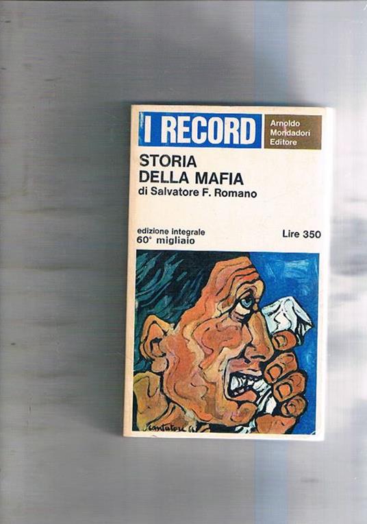 Storia della mafia - Francesco Salvatore Romano - copertina