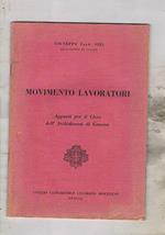 Movimento lavoratori. Appunti per il cledo dell'Archidiocesi di Genova