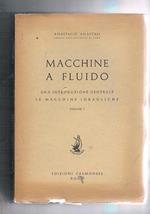 Macchine a fluido: una introduzione generale-Le macchine idrauliche