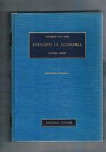 Principii di economia. disponiamo dei vol. I° e III°. di edizioni differenti