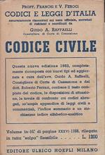 Codice civile. Con le disposizioni di attuazione e transitorie. Appendice. Tavole di confronto e indici sommario ed alfabetico. Nuova edizione con la collaborazione del dott. Roberto Ferrari