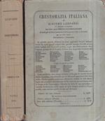 Crestomazia italiana cioè scelta di luoghi insigni o per sentimento e per locuzioni, raccolti dagli scritti italiani, di autori eccellenti di ogni secolo. Settima edizione emendata ed accrescita per cura di Bruto Fabbricatore. Parte prima: Crestomazia pro