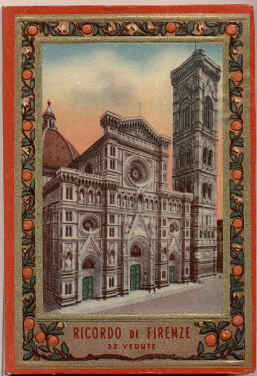 Ricordo di Firenze. 32 vedute - copertina