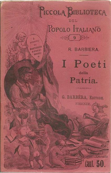 I Poeti della Patria ricordati al popolo italiano - Raffaello Barbiera - copertina