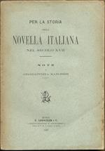 Per la storia della novella italiana nel secolo XVII. Note