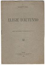 Elegie d'autunno