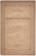 Chi fosse il preteso Ciullo d'Alcamo