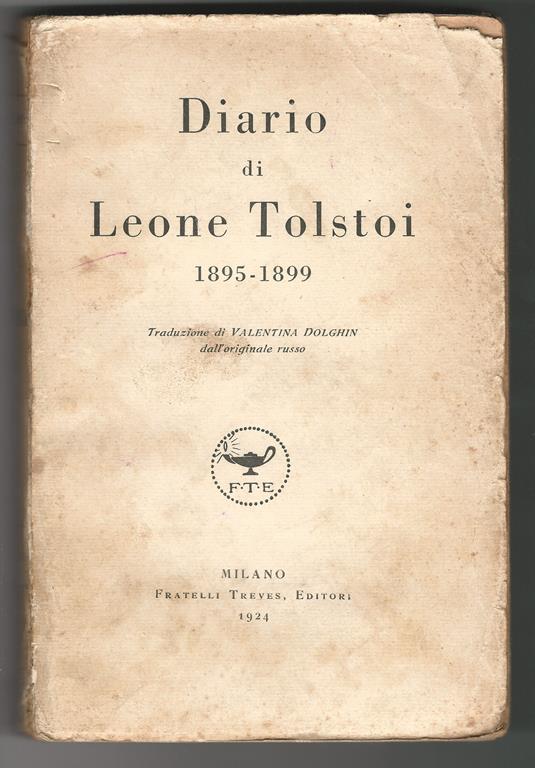 Diario di Leone Tolstoi. 1895-1899, - Lev Tolstoj - copertina