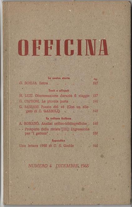 Officina - copertina