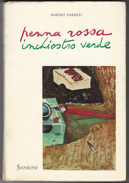 Penna rossa inchiostro verde - Marino Parenti - copertina