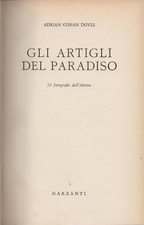 Gli artigli del paradiso - Adrian Conan Doyle - 2