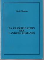 La classification des Langues Romanes