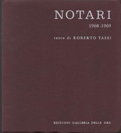 Notari. 10 tavole a colori. 1968-1969 - Roberto Tassi - copertina