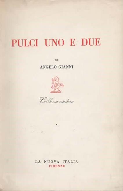 Pulci uno e due - Angelo Gianni - copertina