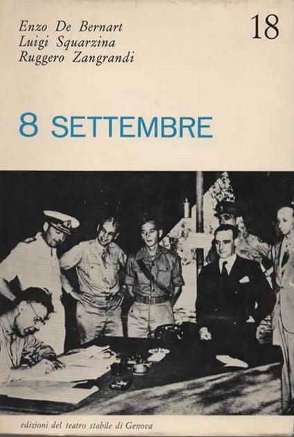 8 settembre - Enzo De Bernart - copertina