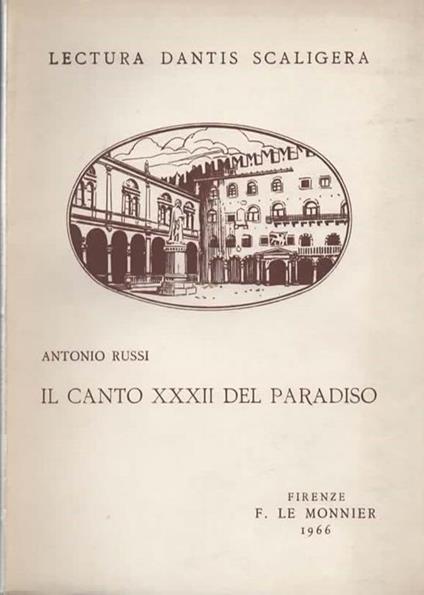 Il canto XXXII del paradiso - Antonio Russi - copertina