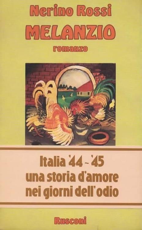 Melanzio. Romanzo - Nerino Rossi - copertina