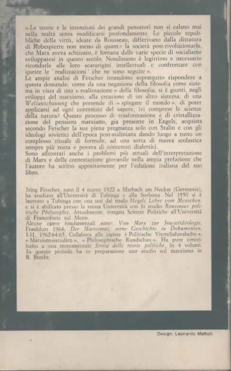 Marx e il marxismo. Dalla filosofia del proletariato alla Weltanschauung proletaria - Iring Fetscher - 3