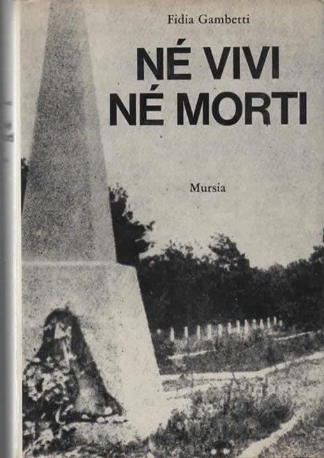 Né vivi né morti - Fidia Gambetti - copertina