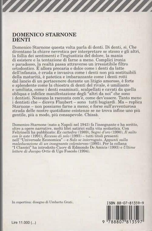 Denti - Domenico Starnone - 2